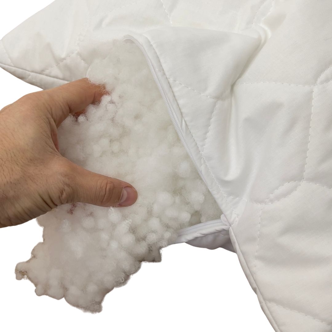 Family Extra - Anti-allergenic quilted pillow - washable at 95 °C