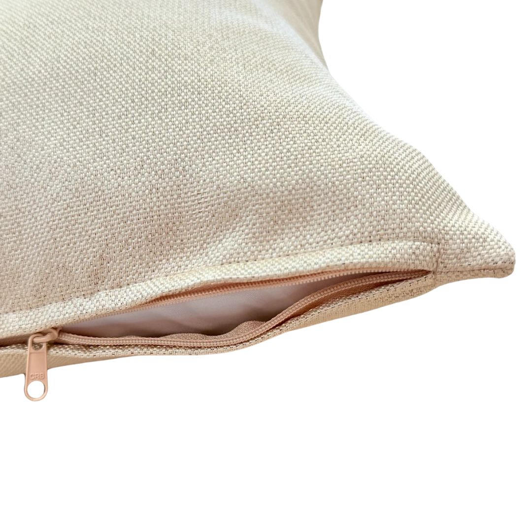 Dekokissen (mit Einlage) 45x45 cm (creme)