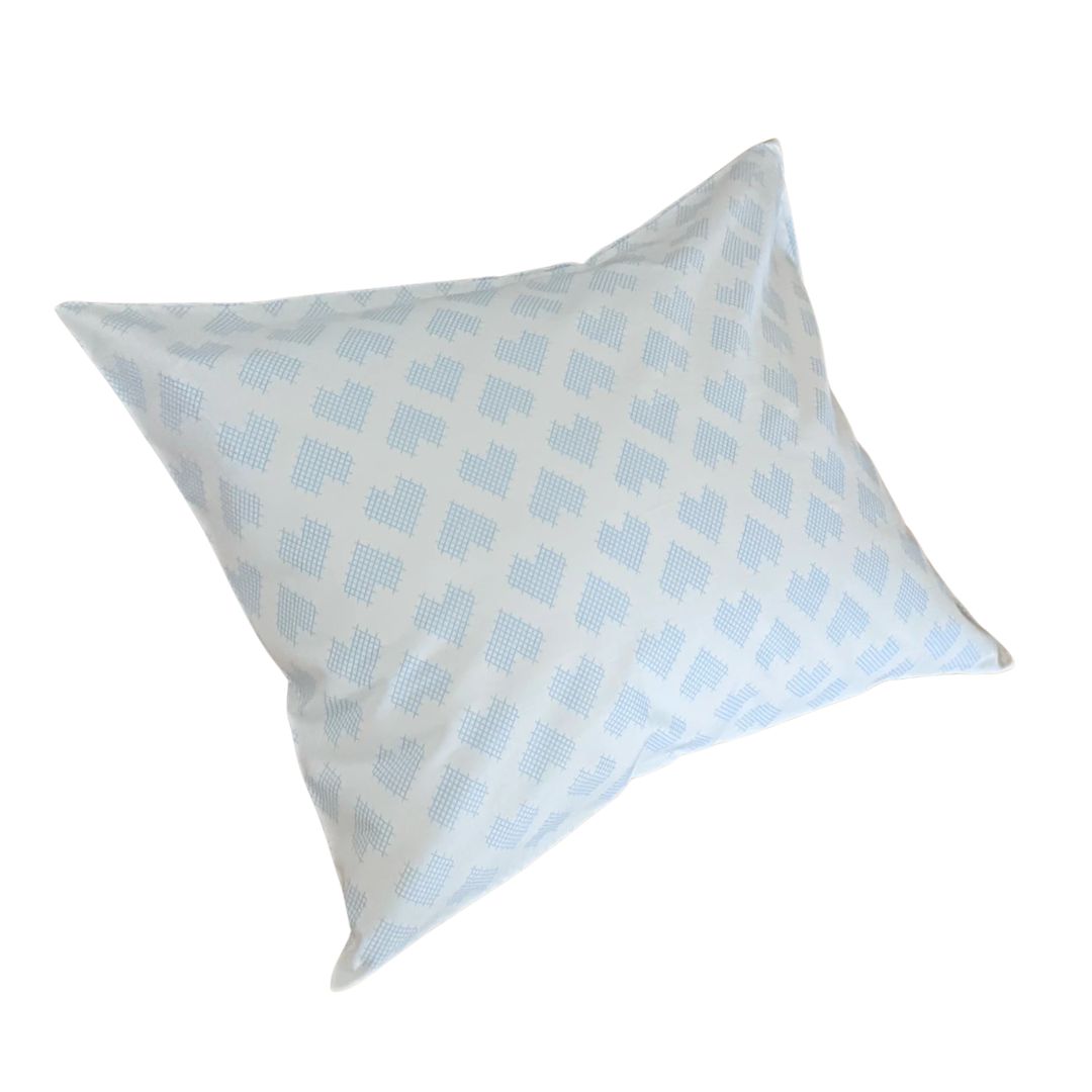 Cotton bed linen set - Blue circles