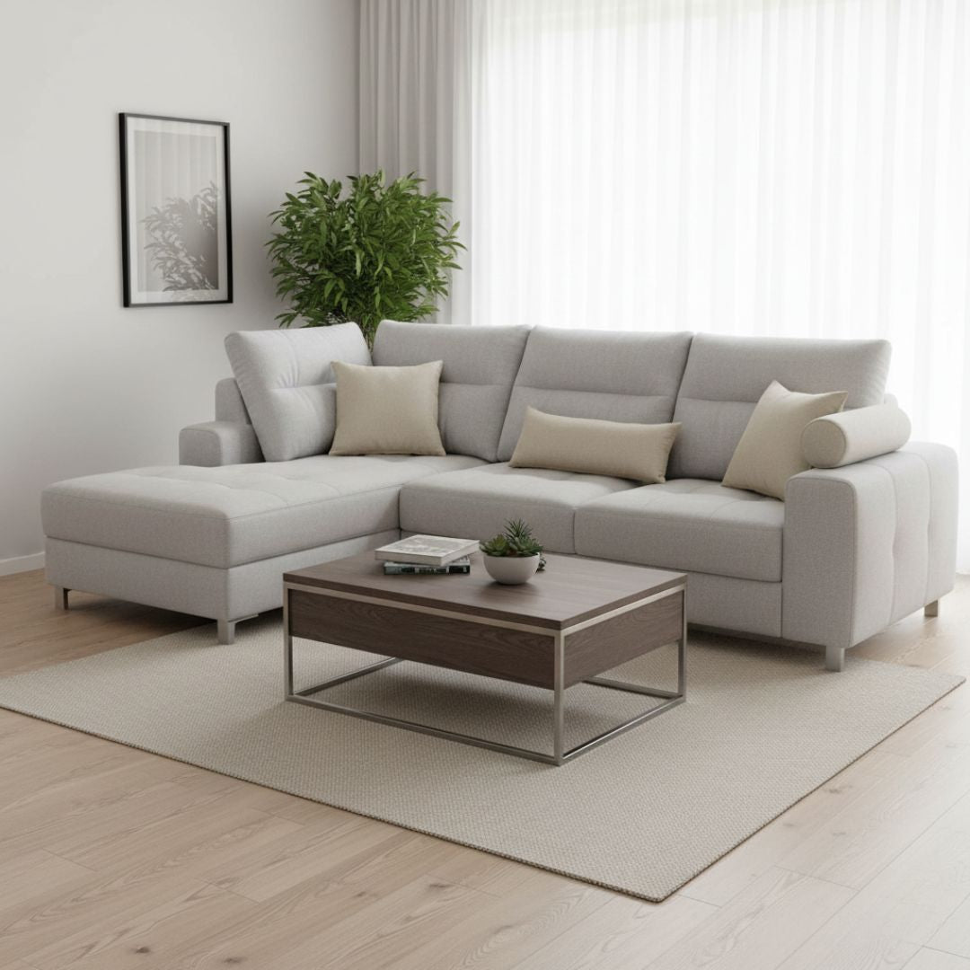 Díszpárna betéttel - Homok színű szettek