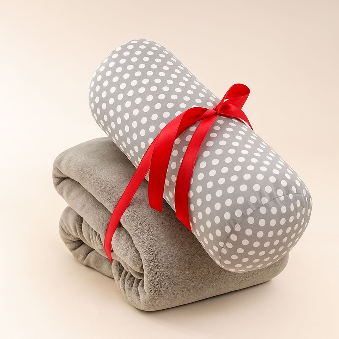 Lux roller pillow - neck pillow set (travel set)