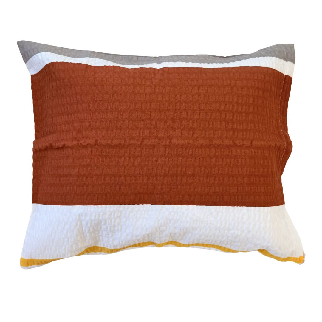 Krepp kispárnahuzat - Őszi naplemente