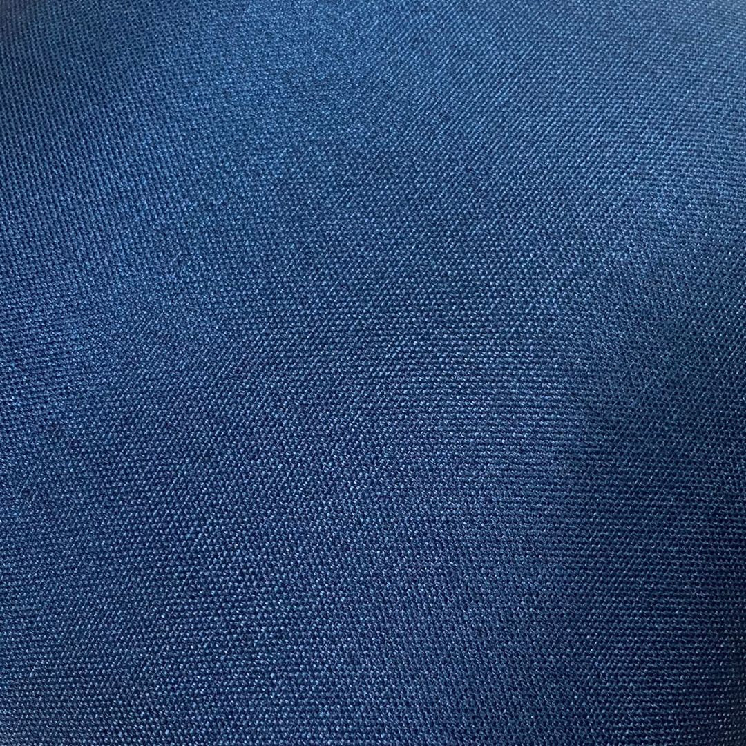 Sötétkék hengerpárna - betéttel - 40x15 cm