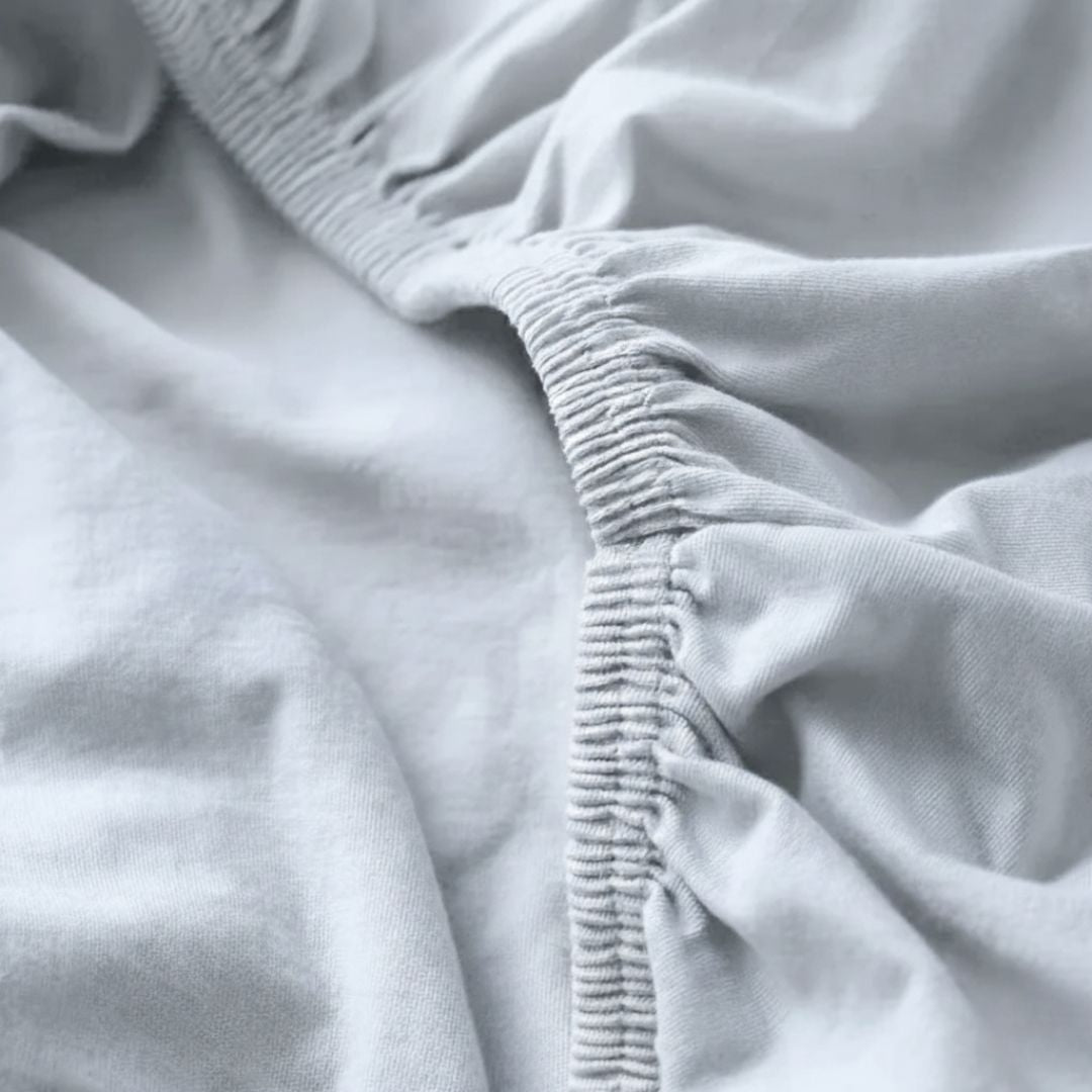 Jersey - Fitted sheet - White - Premium quality! - 150 g/m2