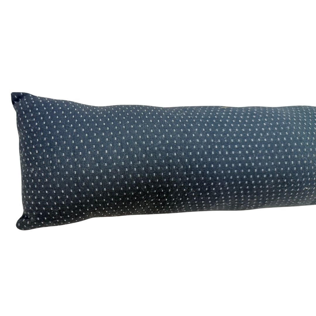 Fekete/fehér pöttyös huzatfogó