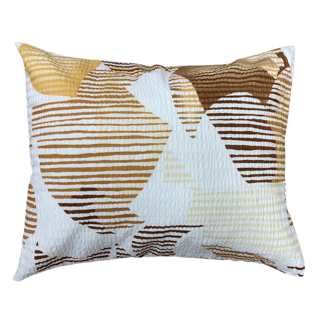 Crepe bed linen set of 3 - Earth colors