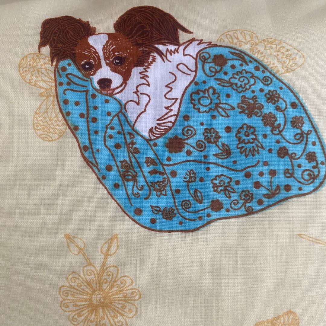 Cotton pillowcase - Lying dog