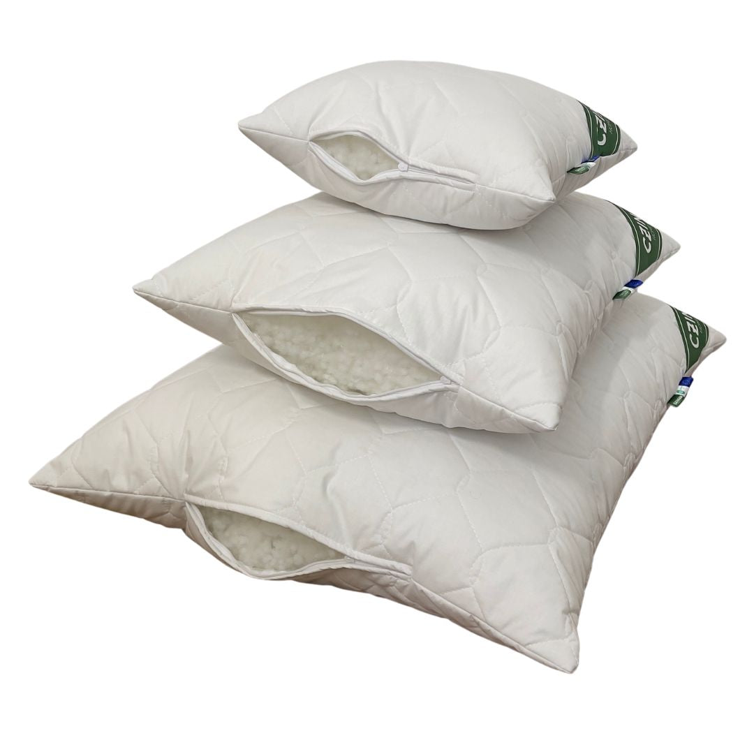 Family Extra - Anti-allergenic quilted pillow - washable at 95 °C