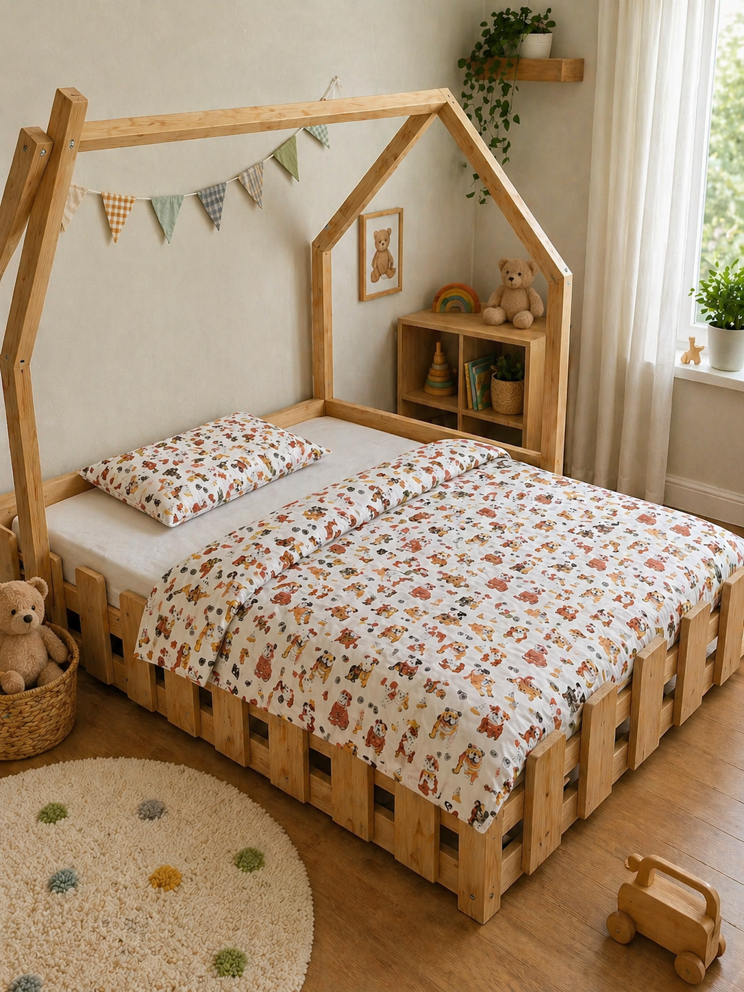 Bulldog Charm ovis ágyneműhuzat 2 db-os – stílusos játékosság