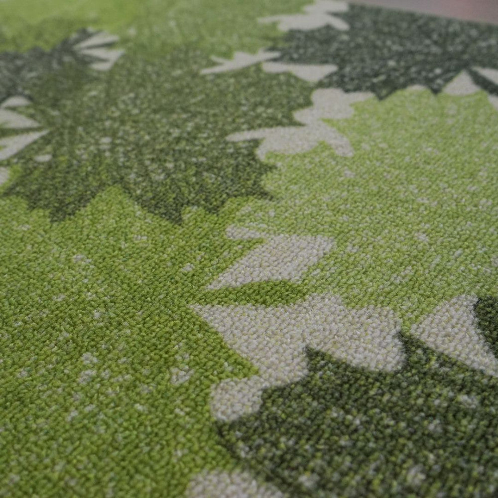 Doormat - Leaf pattern - Green
