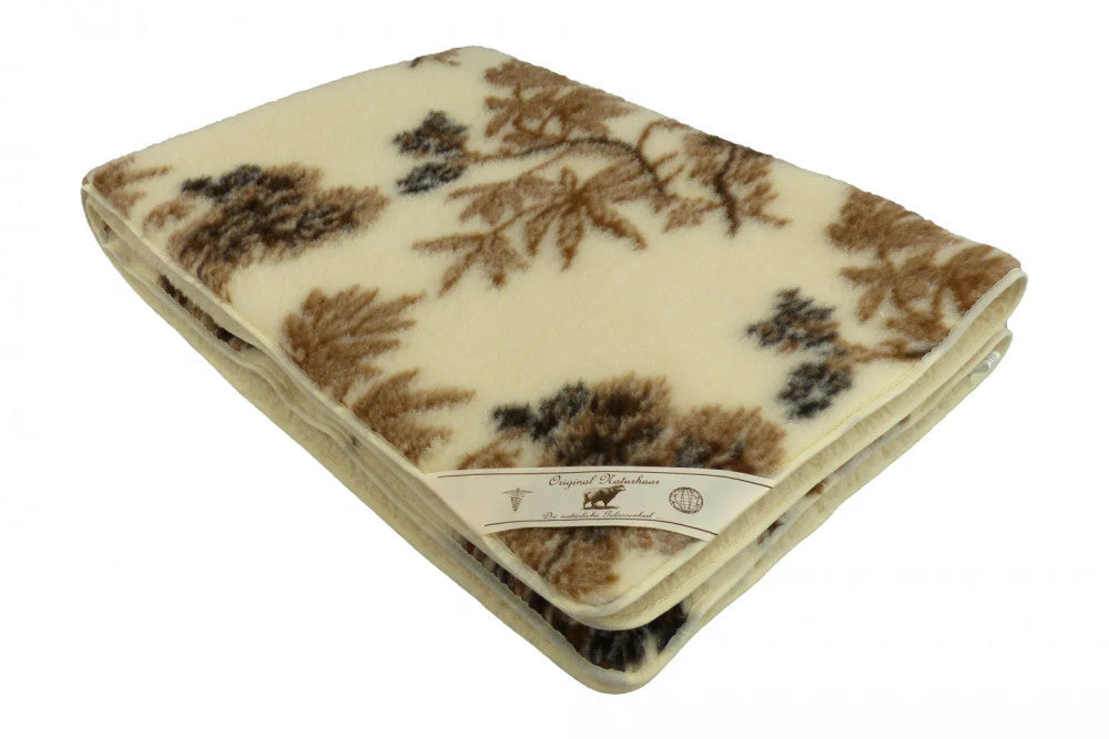 Gyapjú takaró mintás kétoldalas - 520 gr/m2