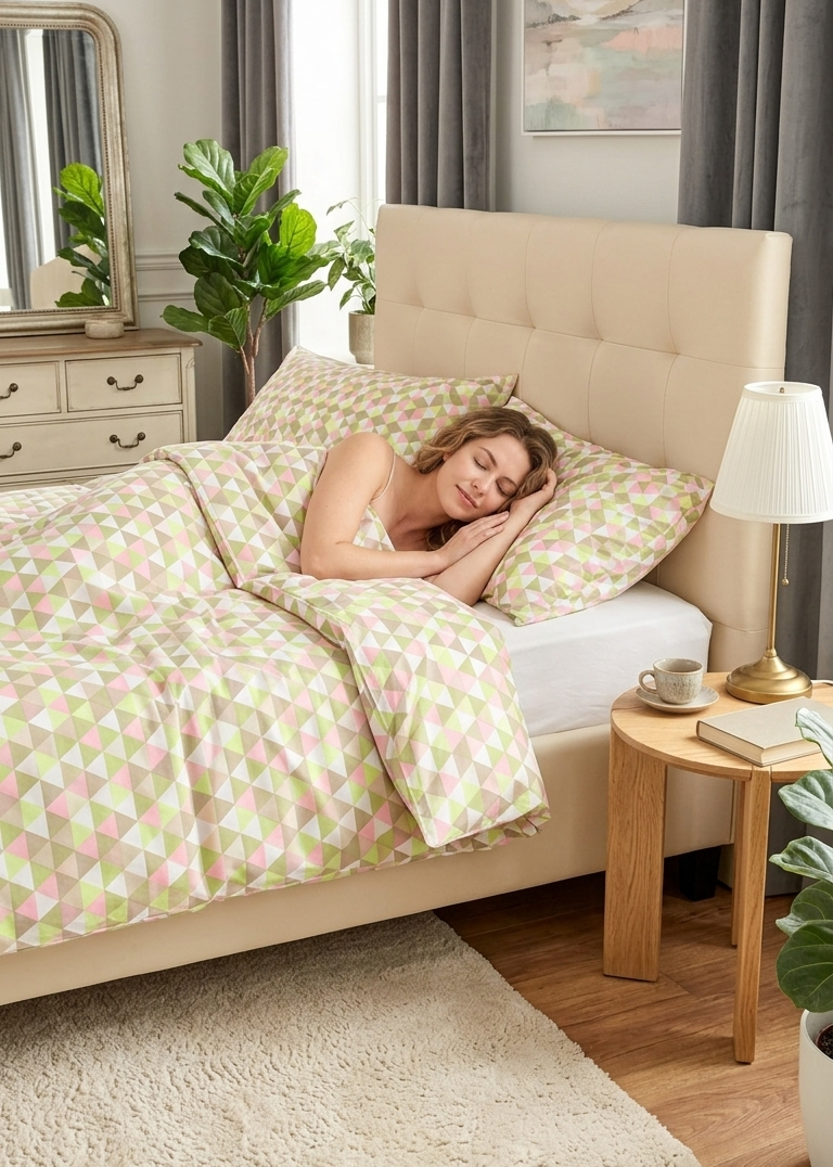 Pamut párnahuzat - Tavaszi zsongás