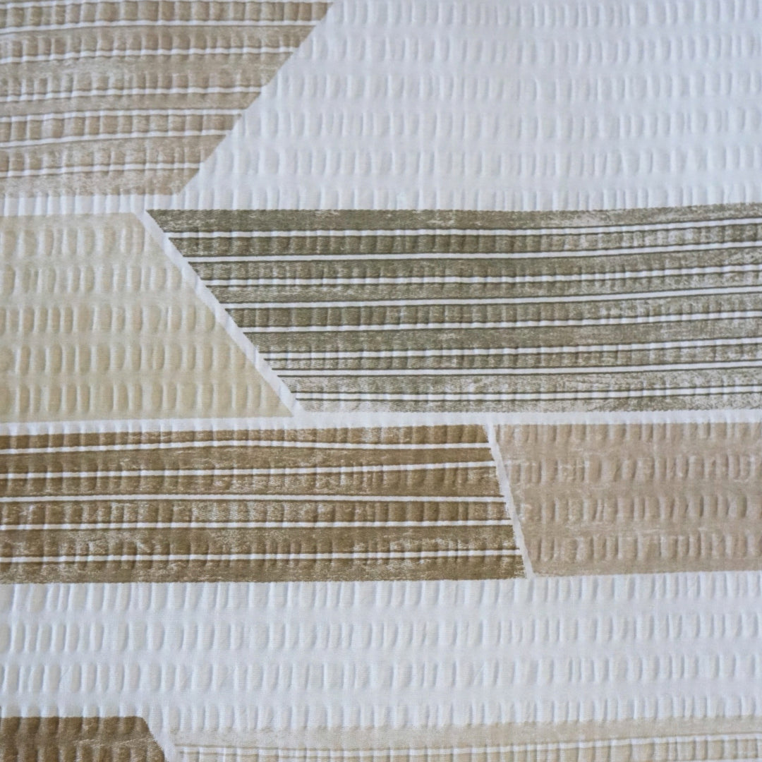 Krepp párnahuzat - Barna mintás