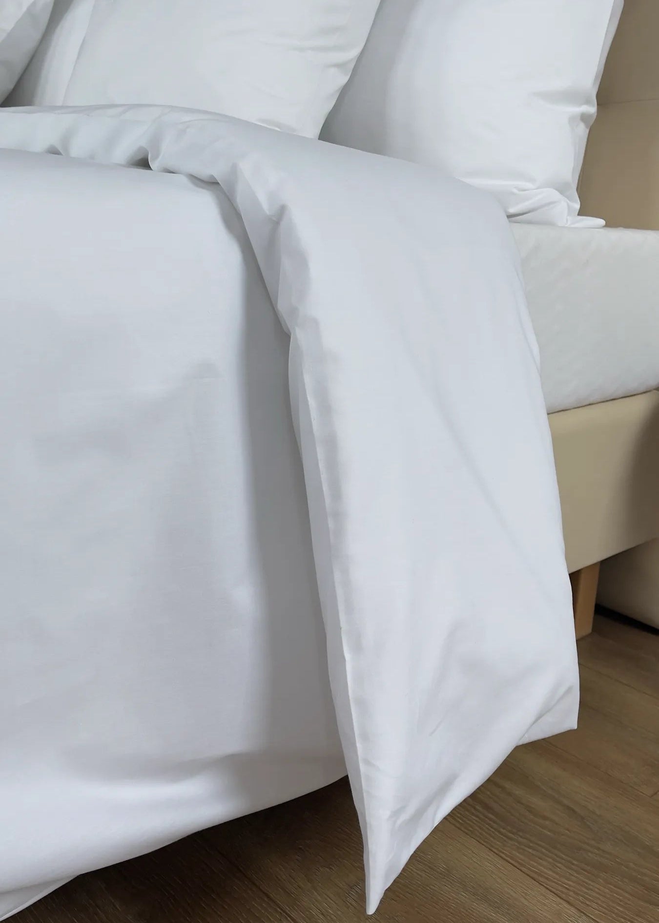 Hotel PERCAL Bettlaken aus 100 % Baumwollleinen – Spannbettlaken – 2er-Set – 120 g/m² – verpackt