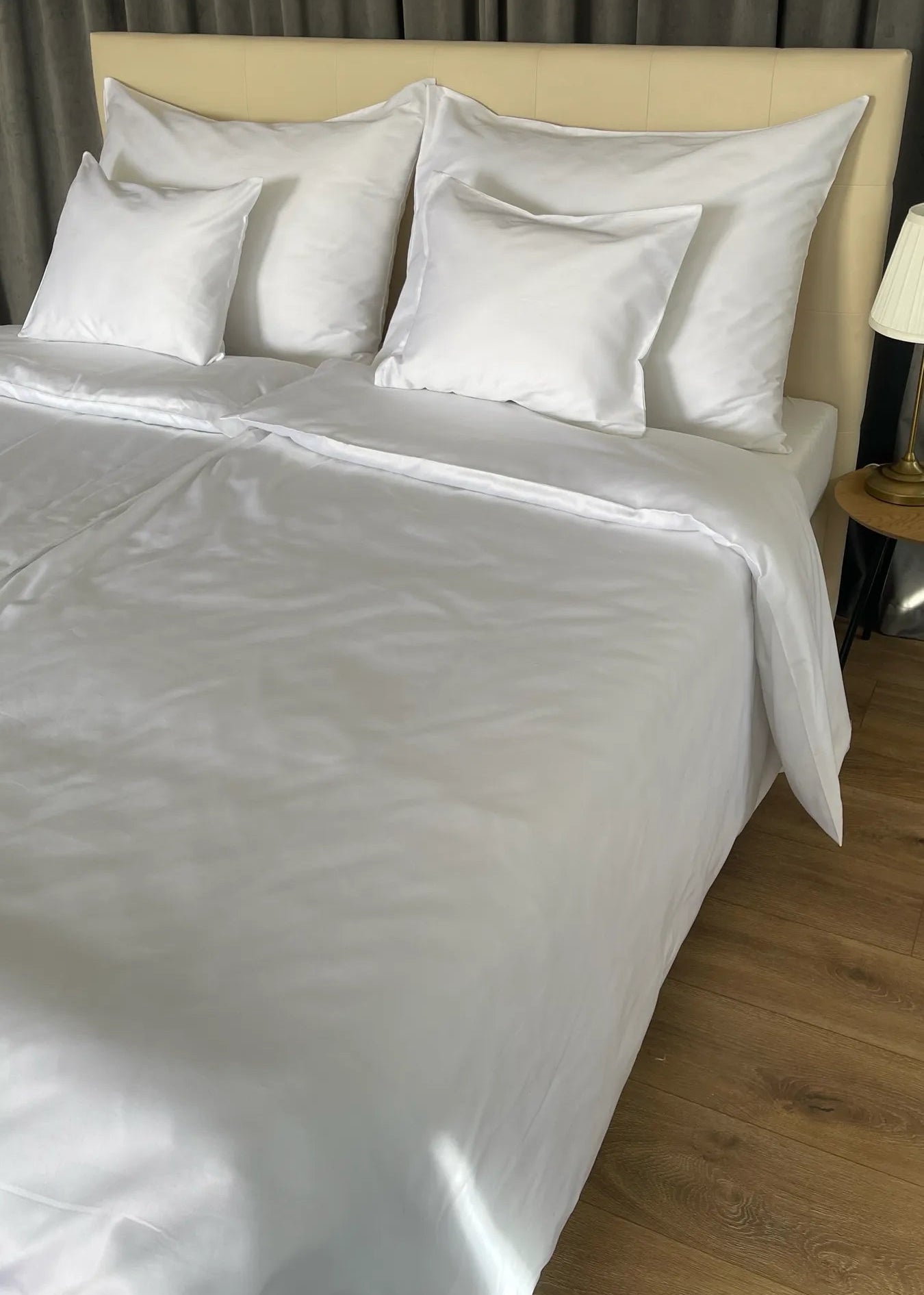 Pure pamutszatén ágyneműhuzat - időtlen, hotel elegancia 2 részes