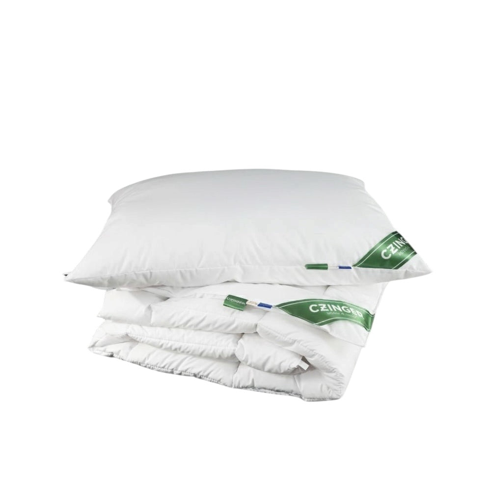 Family - Antiallergisches Bettwäscheset 3-teilig - 4 Jahreszeiten - Bettdecke, großes Kissen, kleines Kissen - verpackt