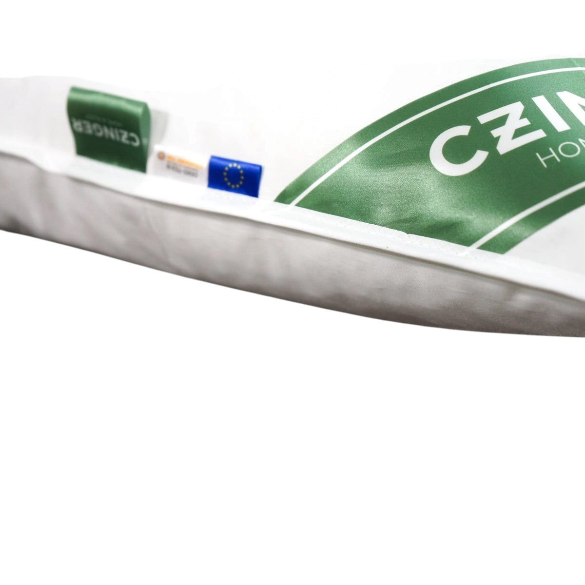 Allergie "STOP" Antiallergisches Kissenset /Halbkissen, kleines Kissen/ 100% Baumwollbezug mit Einfassband