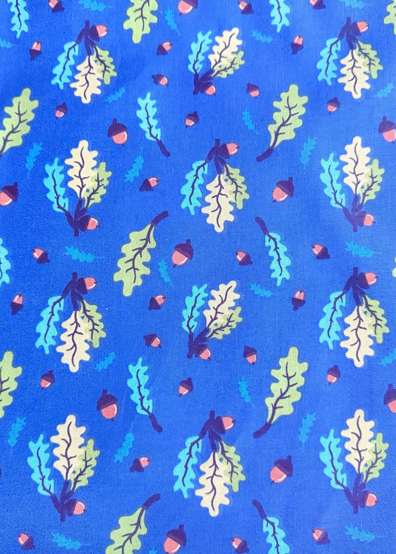 Cotton bed linen set - Blue circles