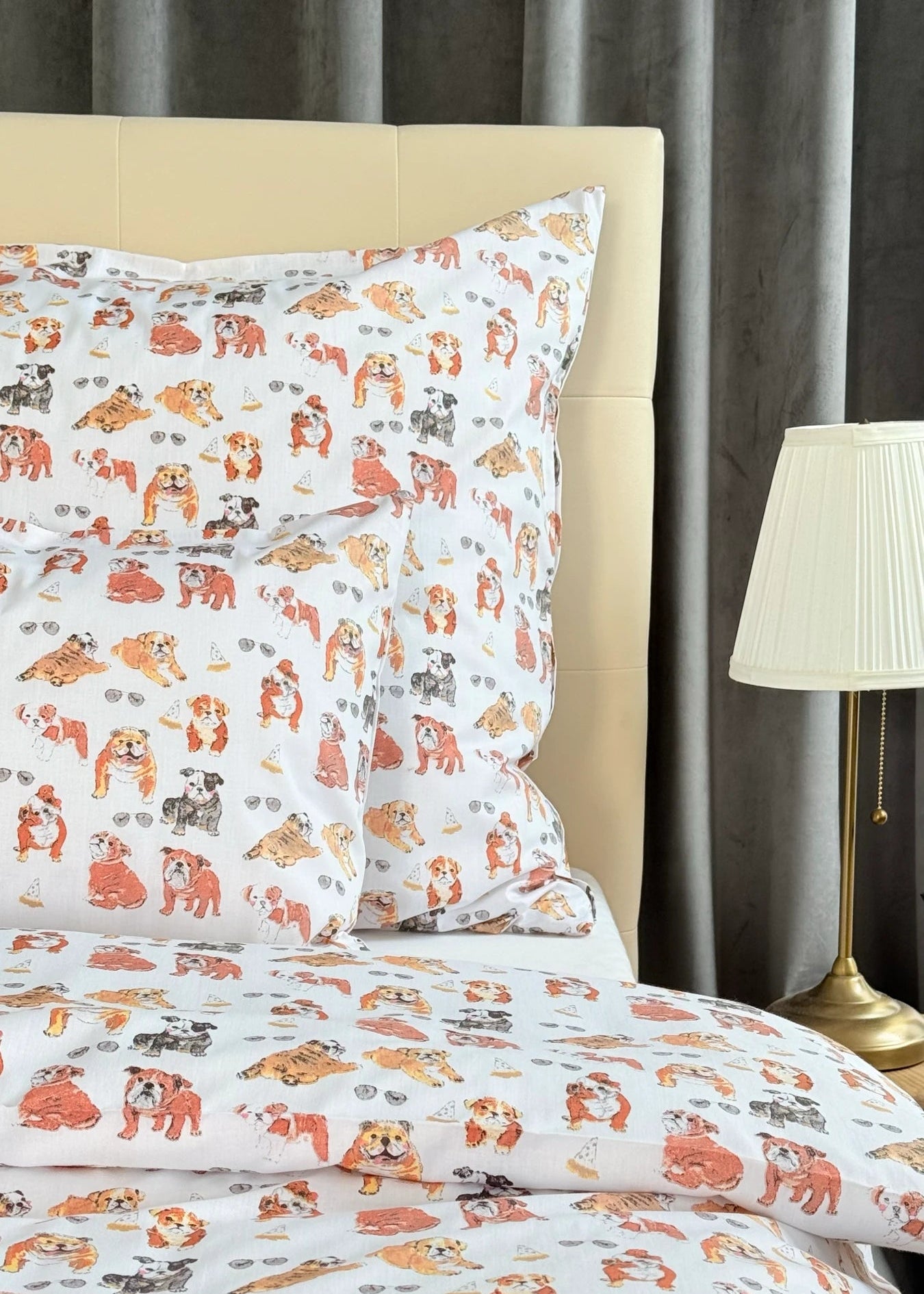 Woof Dream pamut ágyneműhuzat – kedves és modern hangulat