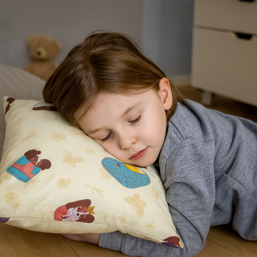 Baumwollkissenbezug - Liegender Hund