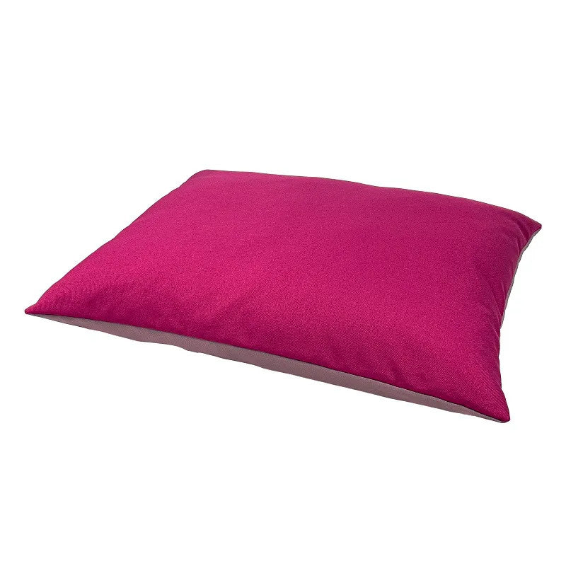 Double-sided design pillow - dog bed - pale/dark pink