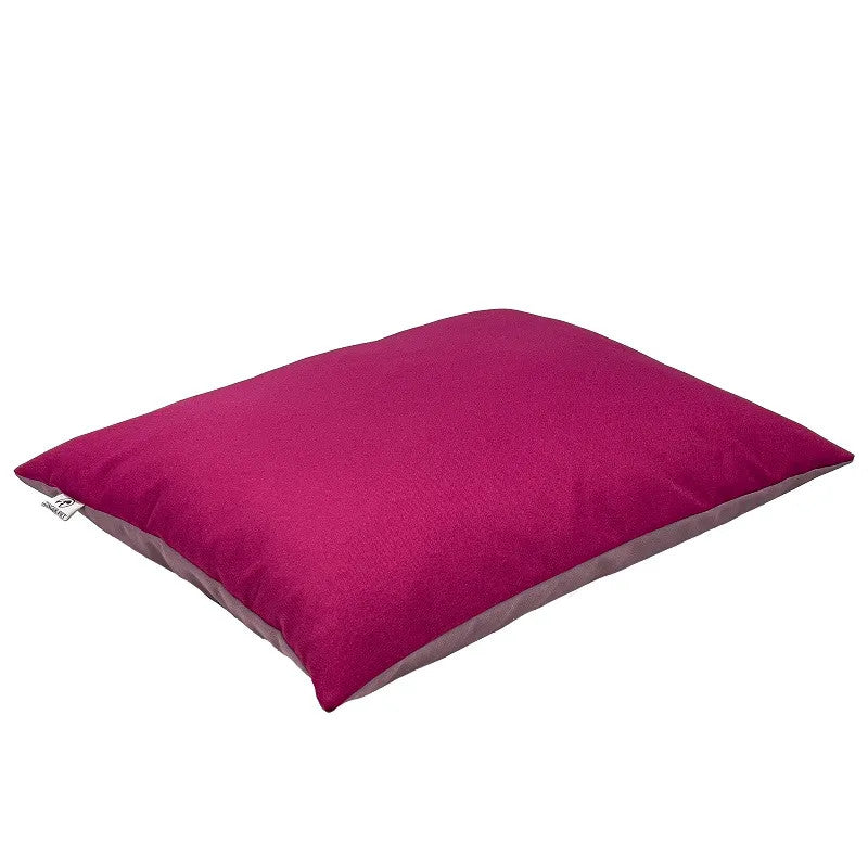 Double-sided design pillow - dog bed - pale/dark pink