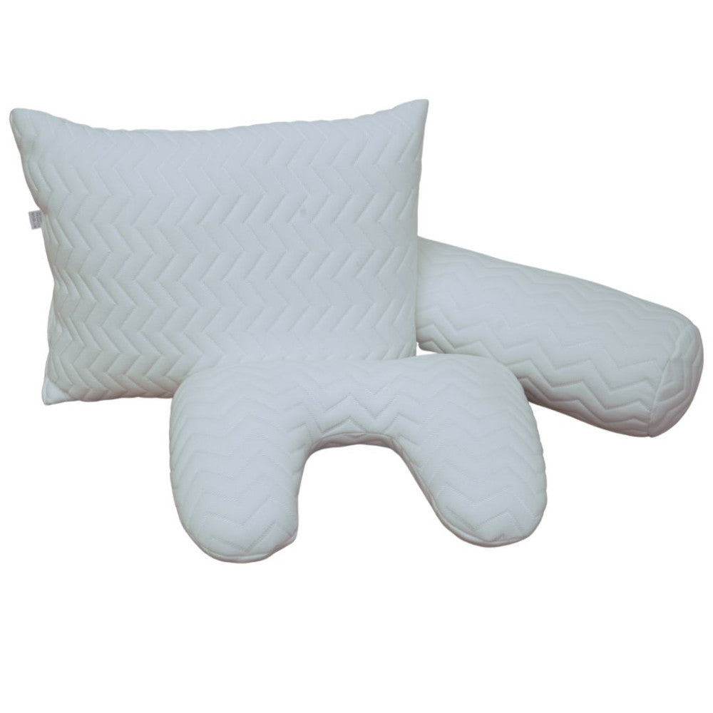 Lux Reisekissen - Zylinderkissen - Nackenkissen (Reiseset)