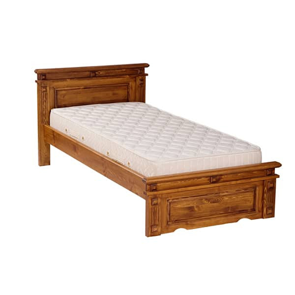 Queen - Antiker Bettrahmen aus Kiefernholz