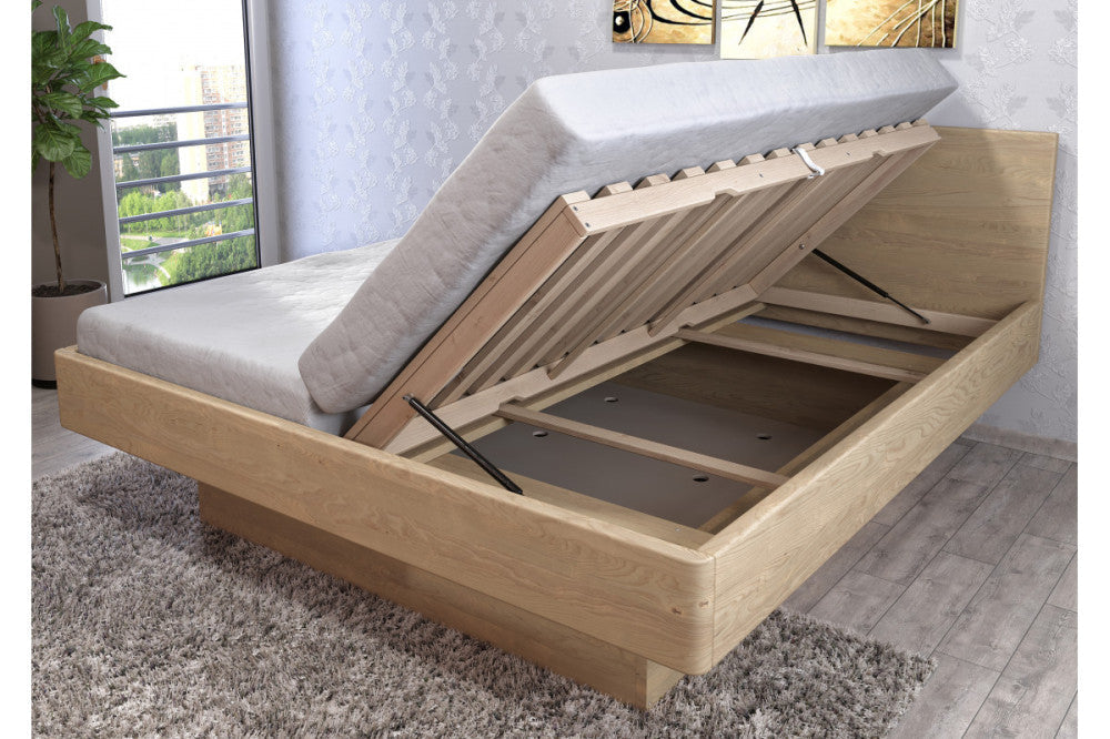 Luxus Pegas bükk ágy ágyneműtartóval