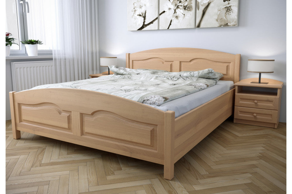 Vanesa bükk ágy ágyneműtartóval