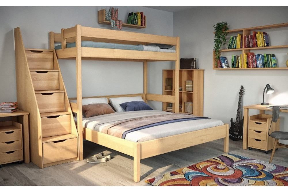 Junior 7 emeletes bükk ágy