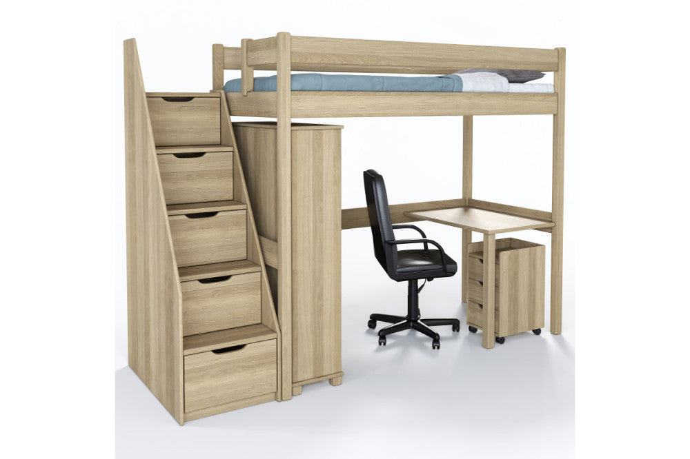 Junior 8-stöckiges Buchenbett