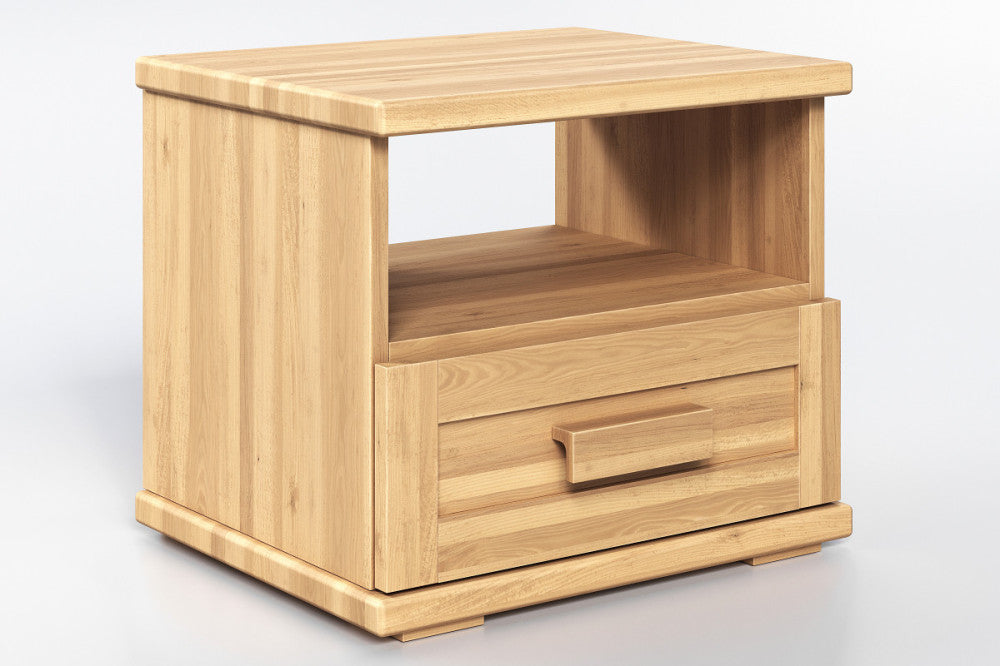 Laura bükk éjjeliszekrény-egy fiókos