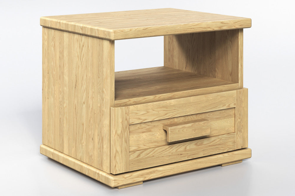 Laura bükk éjjeliszekrény-egy fiókos