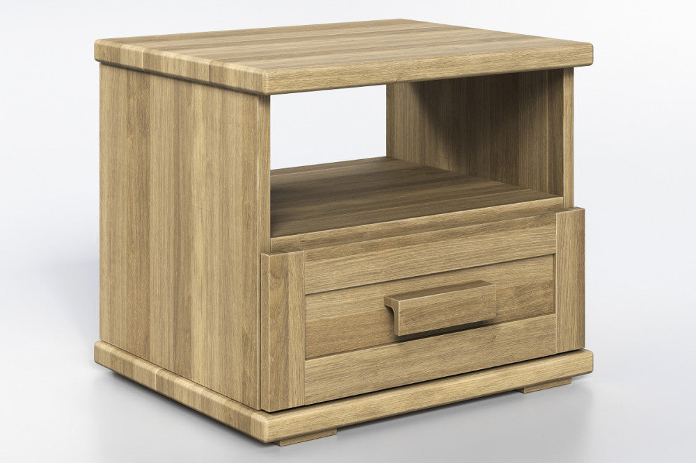 Laura bükk éjjeliszekrény-egy fiókos
