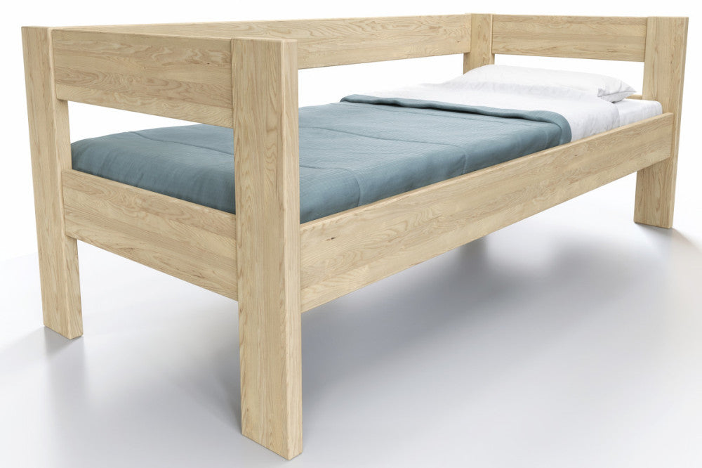 Ela beech bed with sideboard
