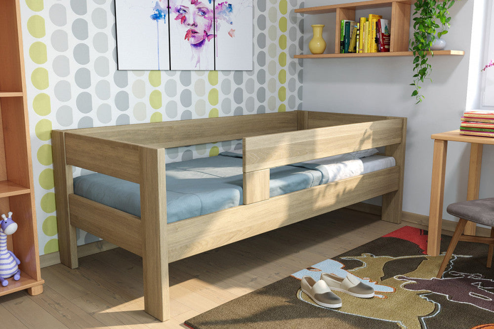 Ela bükk ágy két oldalfával