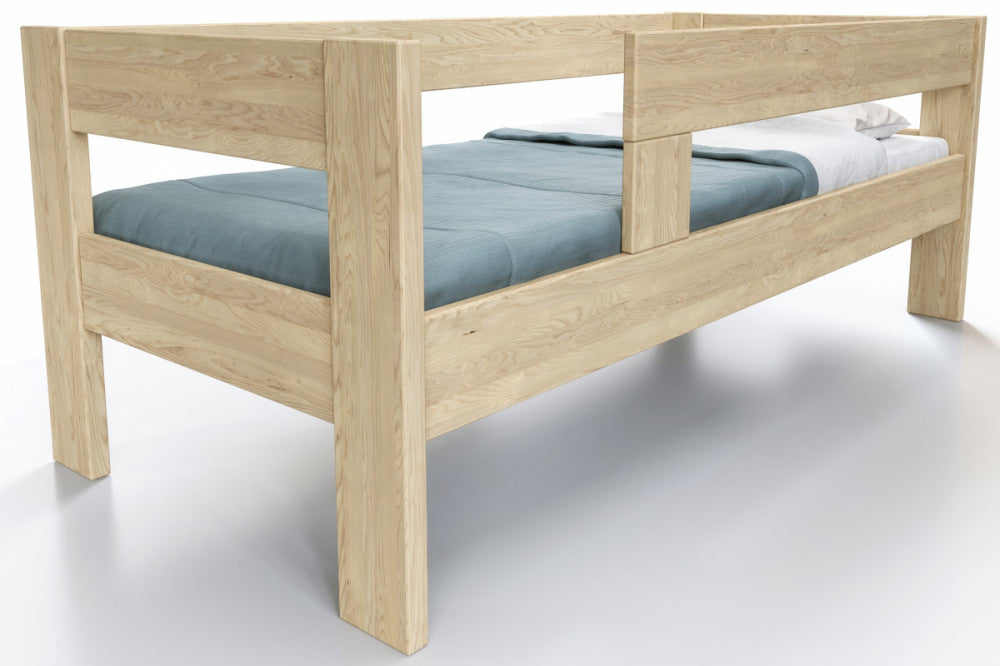 Ela beech bed with two sideboards