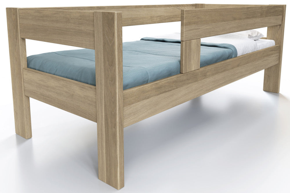Ela beech bed with two sideboards
