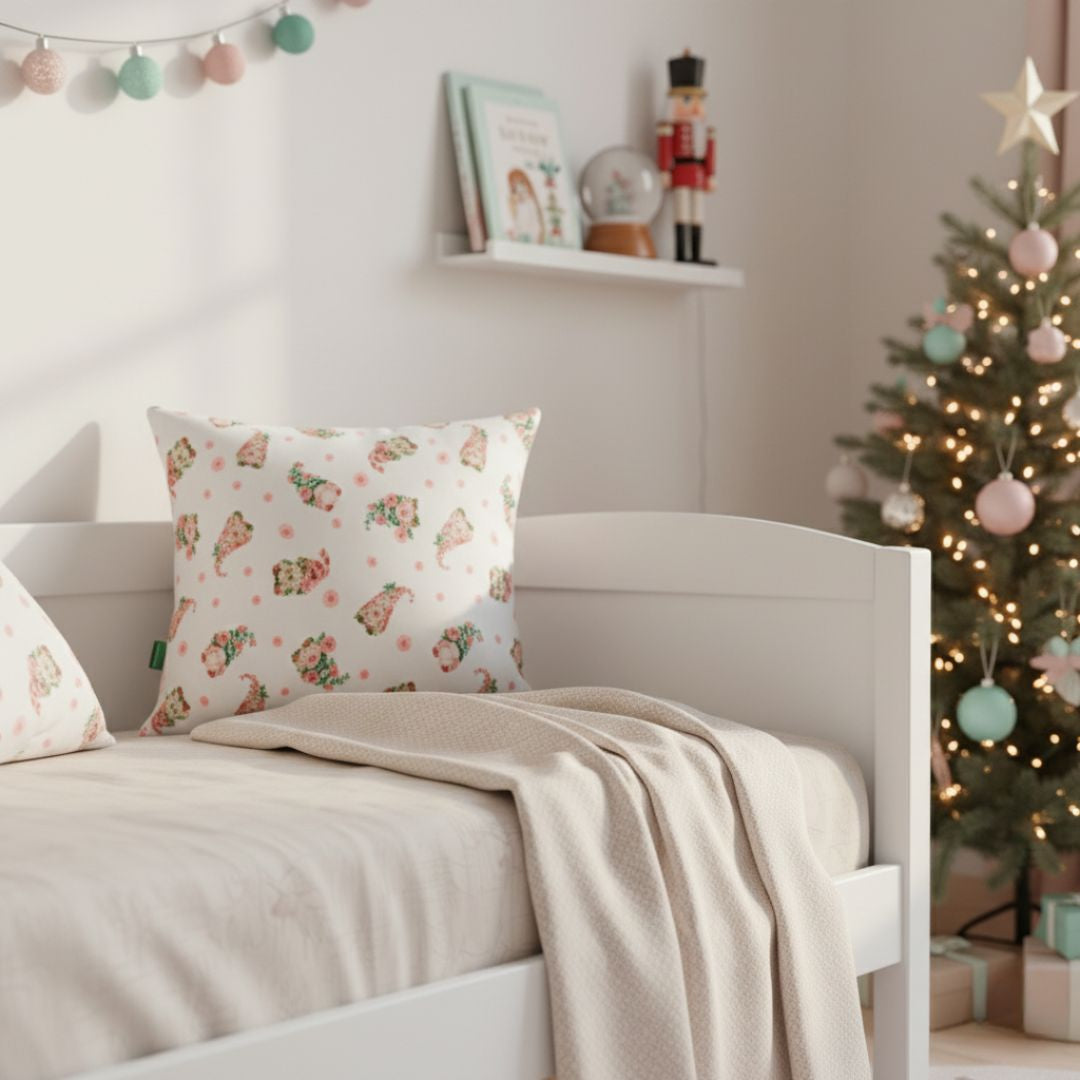 Plüssös manós párna - 40x45 cm