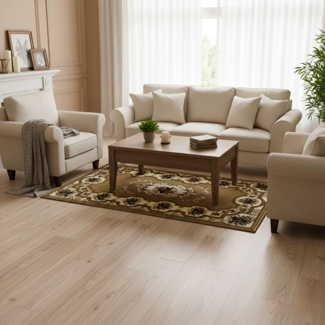 Barna-Bézs mintás futószőnyeg