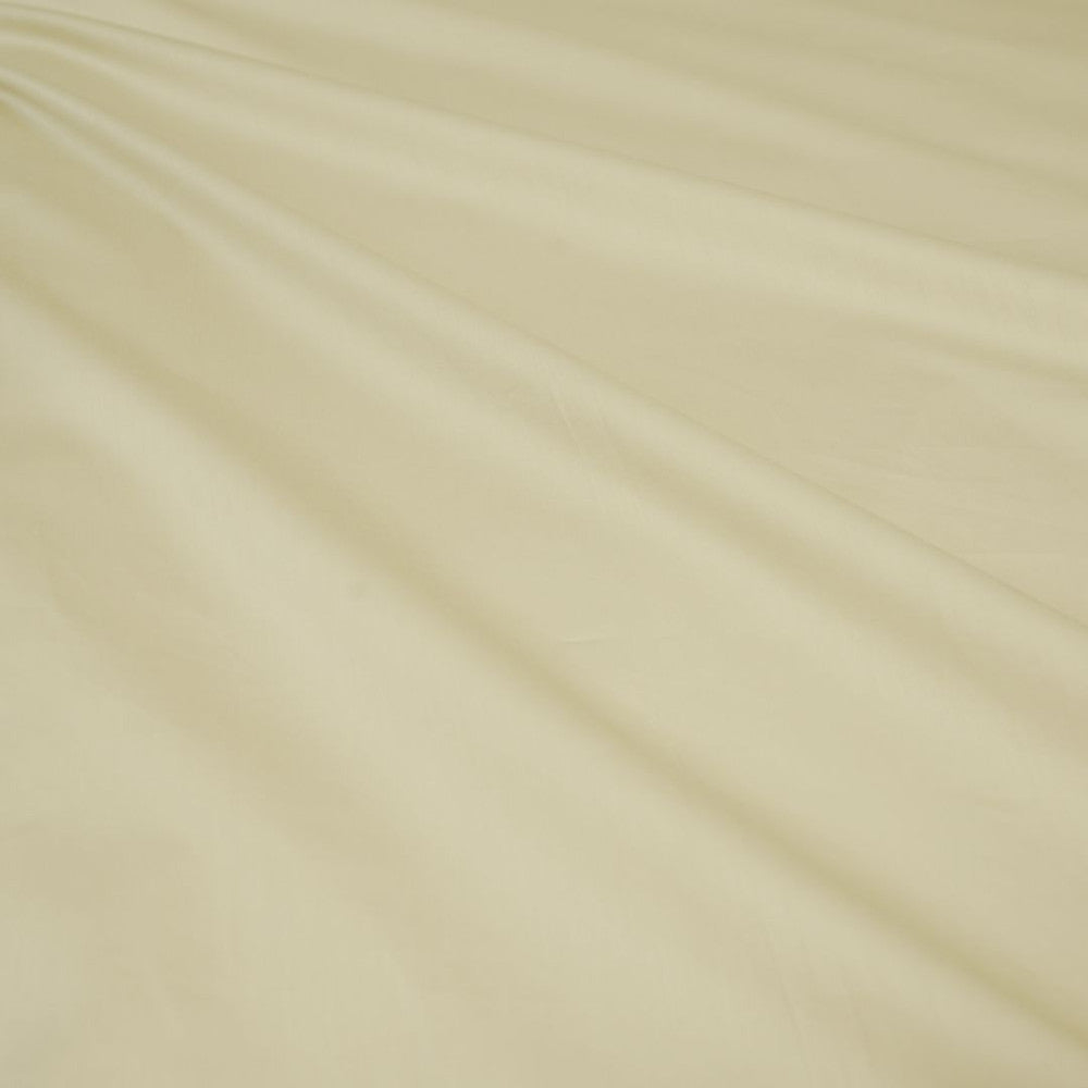 Kissenbezug aus Baumwollsatin mit englischer Kante - Hellgold - TC 250