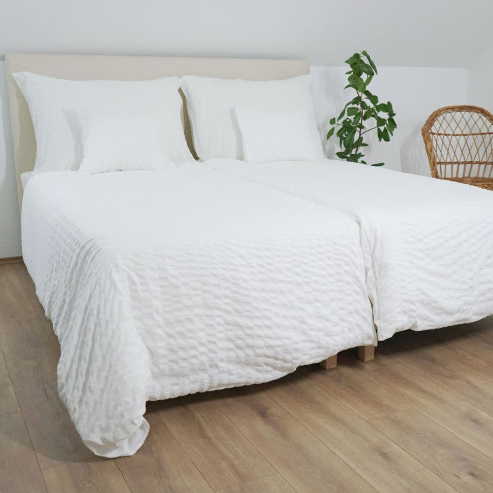 Krepp ágyneműhuzat garnitúra - 80% Pamut - 20% PE - áthajtós - 2 db-os szett - 130 gr/m2