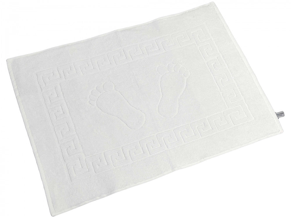 Kádkilépő - fehér tappancsos - 600 gr/m2