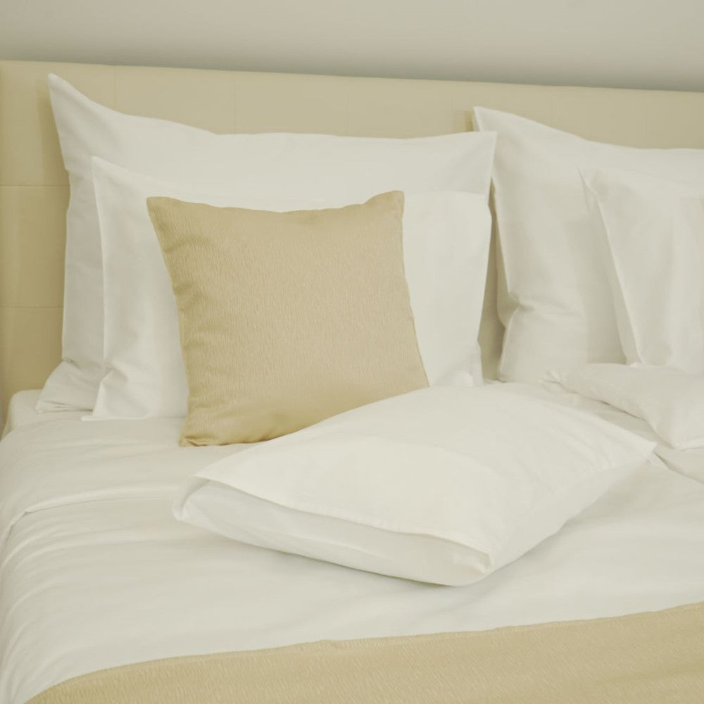 Hotel PERCAL 100% cotton linen bed sheet - fitted - set of 3 - 120 gr/m2 - packaged