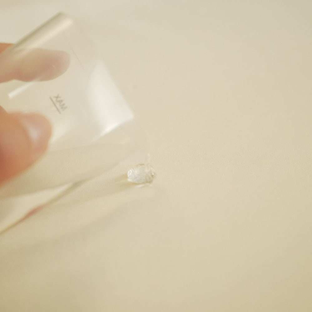 Schmutzabweisende Tischdecke - 50% Baumwolle - 50% Polyester - Creme