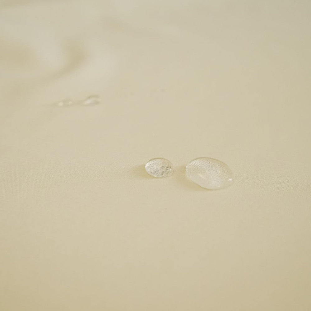 Schmutzabweisende Tischdecke - 50% Baumwolle - 50% Polyester - Creme