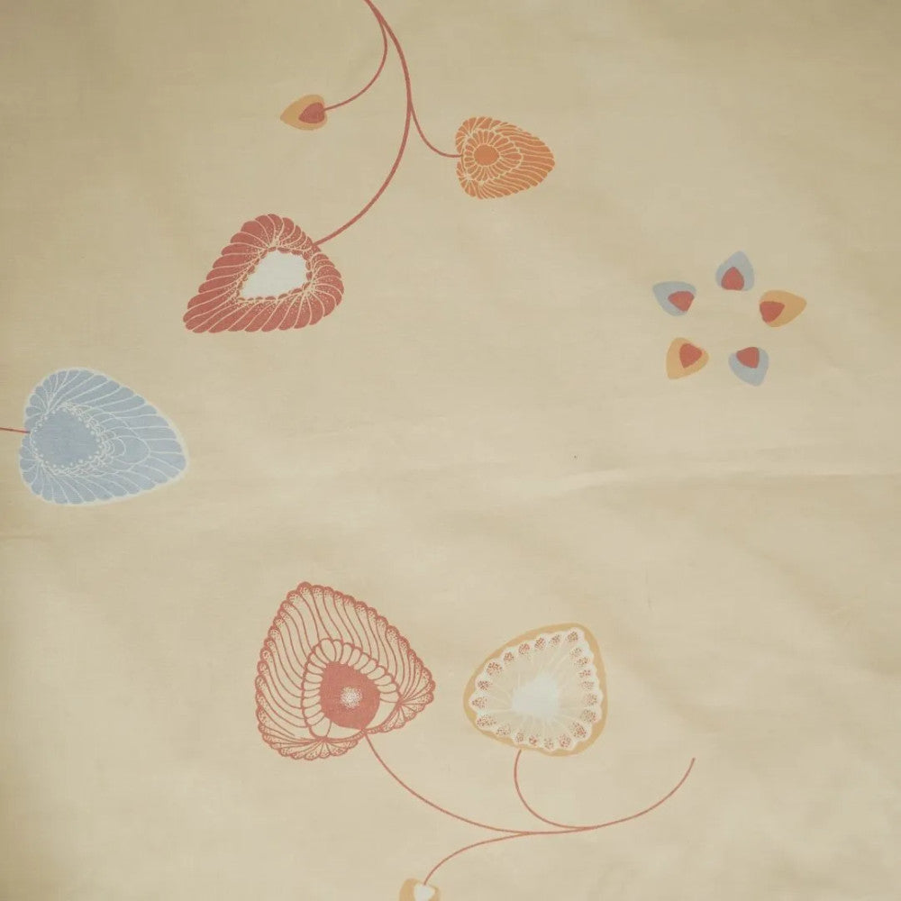 Pamut kispárnahuzat - Púder virágos