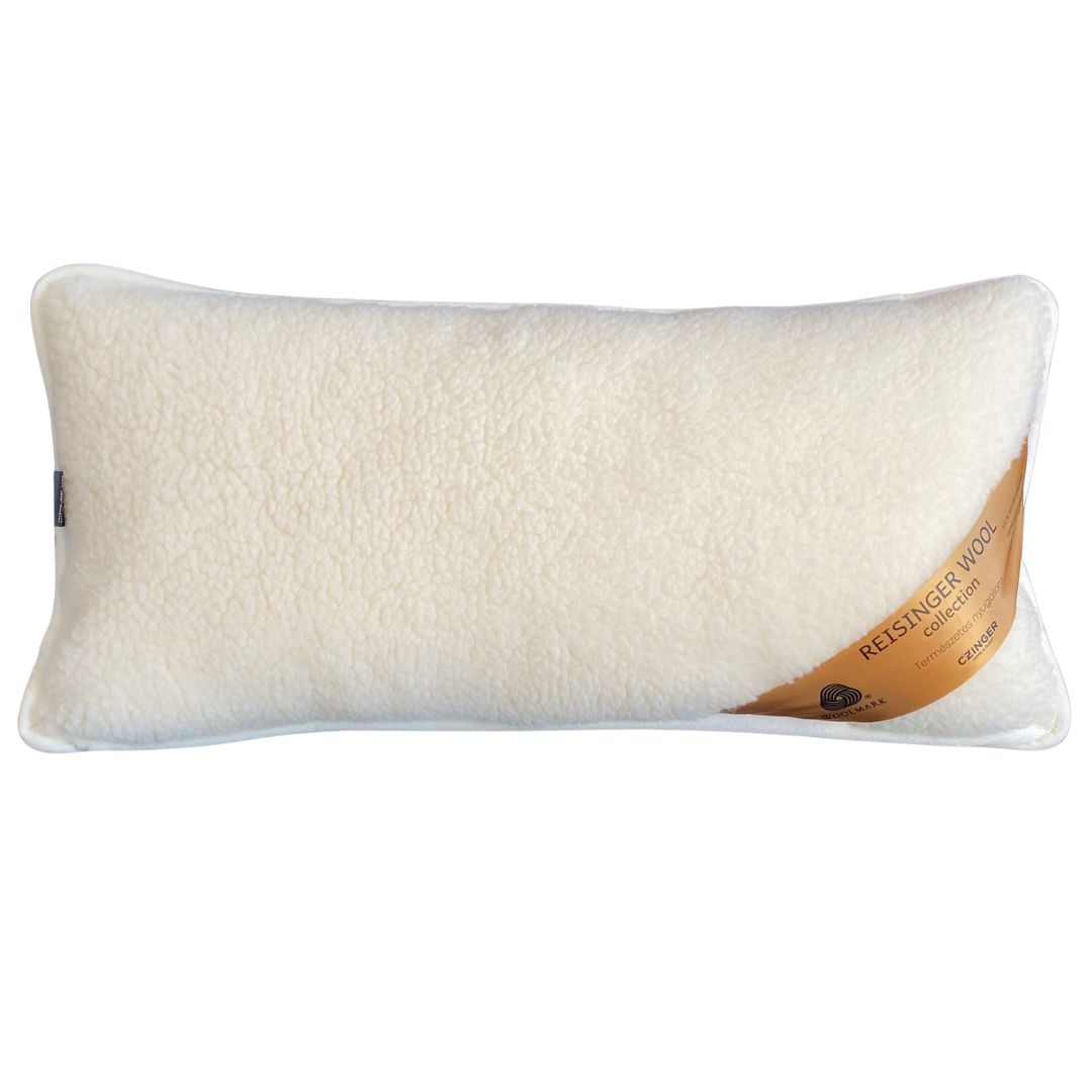 Gyapjú Euro párna kétoldalas 600 gr/m2 - 40x80 cm