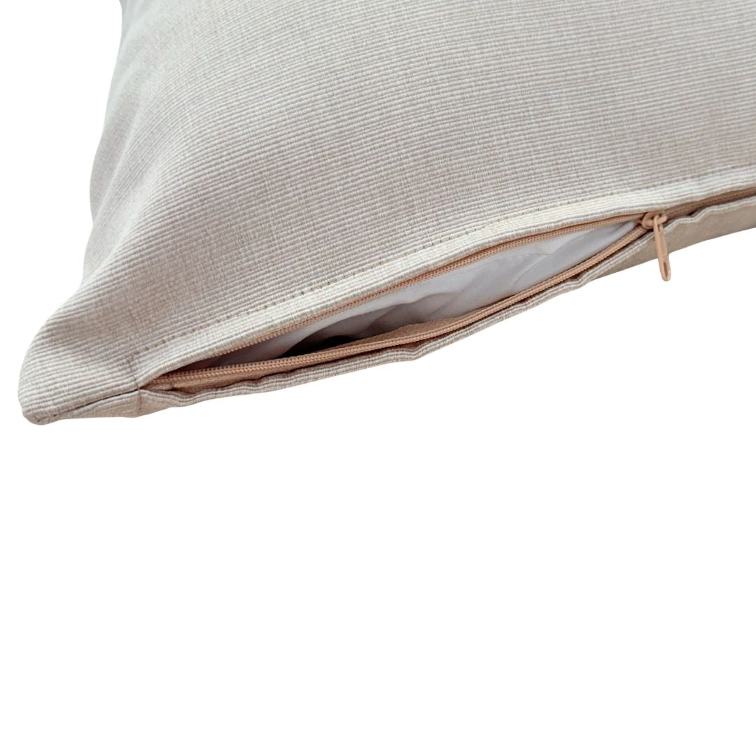 Dekokissen (mit Einlage) 45x45 cm (creme)